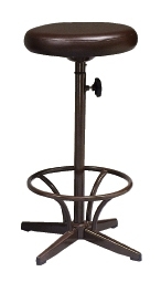 61049::CR-602::stool เก้าอี้บาร์ ปรับสูง-ต่ำด้วยสกรูล็อค หุ้มเบาะหนังPVC,หุ้มเบาะหนังPU,หุ้มเบาะผ้าฝ้าย ขาเหล็ก ไม่มีล้อ มีที่วางเท้า เก้าอี้สตูล asahi